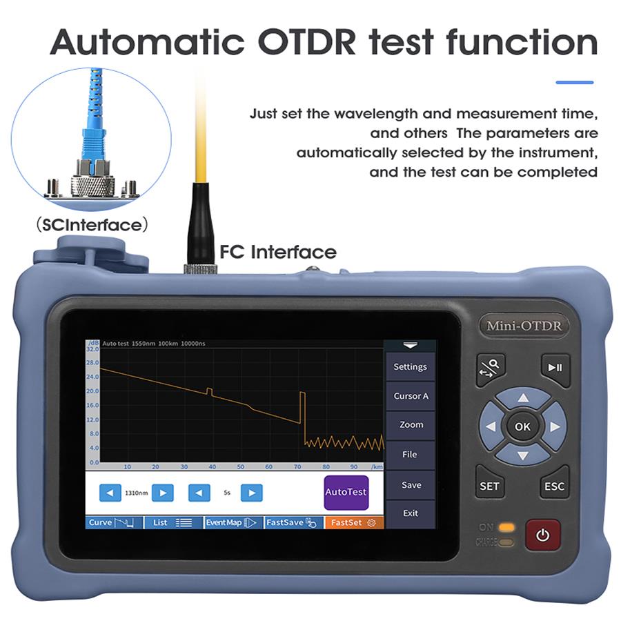 Réflectomètre optique à domain - Optical Time Domain Reflectometer Otdr 1310 1550Nm avis et prix
