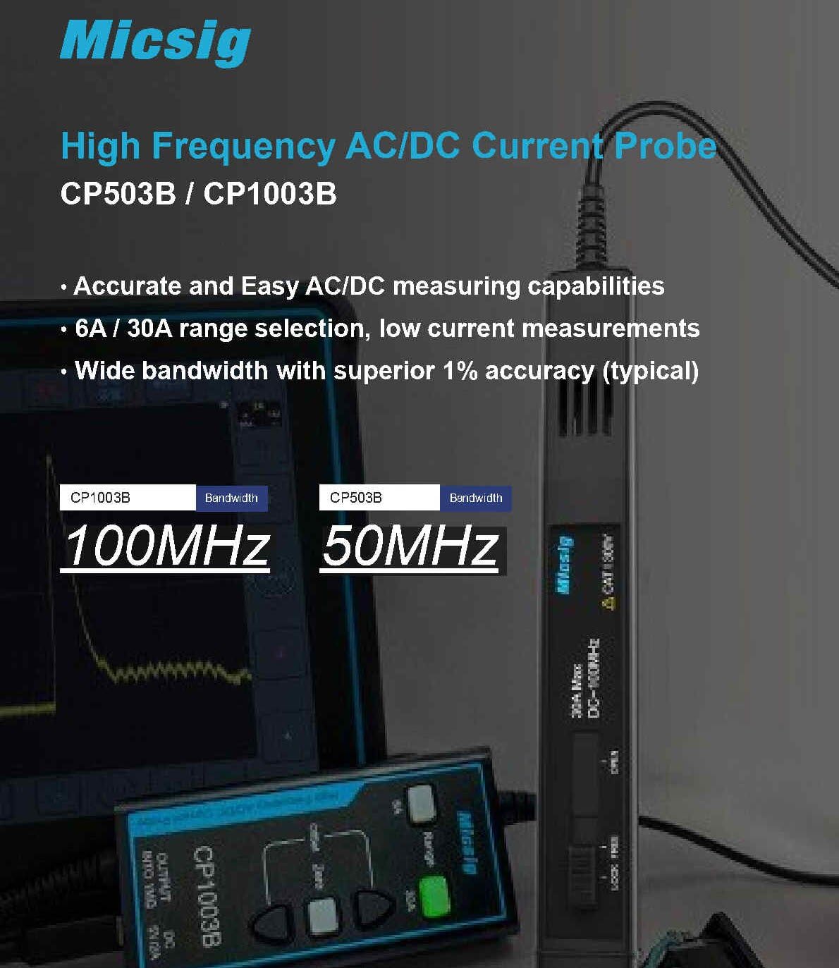 Sonde de courant AC/DC haute f - Current Probe Ac Dc 50Mhz Oscilloscope avis et prix